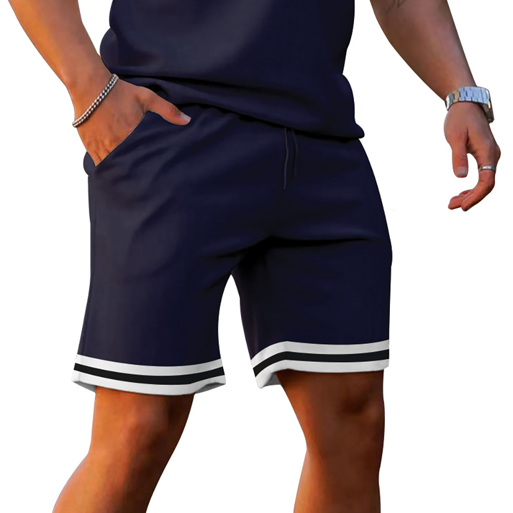 Herren Sommer Kurzarm Shorts Sportanzug