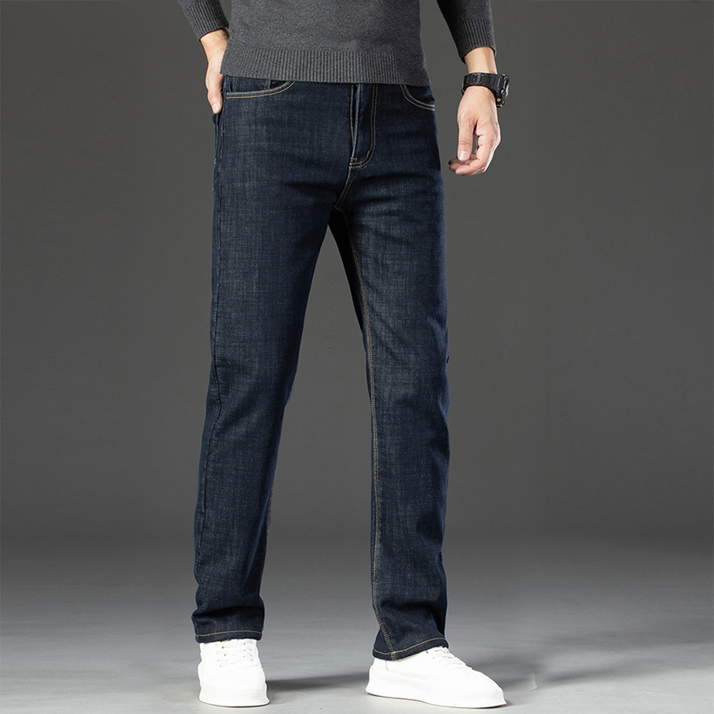 Lockere Freizeitjeans für Herren aus dickem Samt