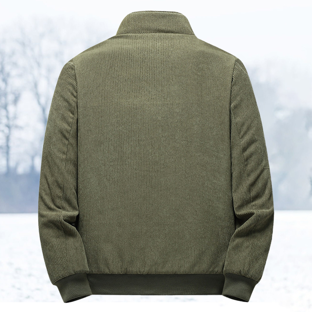 Alberchris™ New winter thickened corduroy men's stand-up collar lambskin jacket