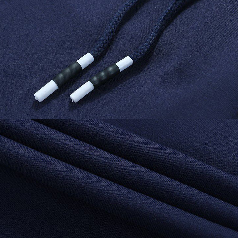 Baumwollshorts für Herren mit Kordelzug und Reißverschlusstasche