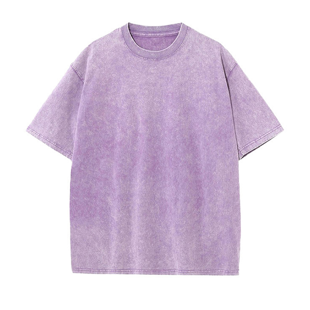 Kurzarm-T-Shirt aus Baumwolle mit Rundhalsausschnitt für Herren im Vintage-Stil