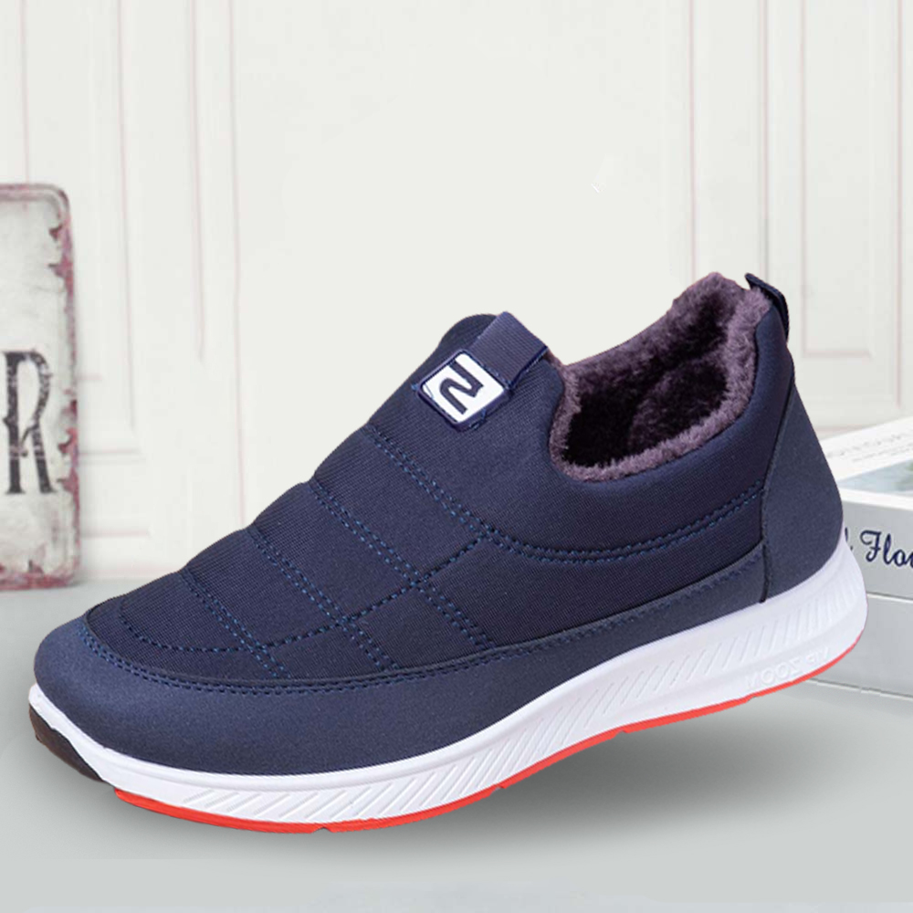 Damen-Wintersamt-verdickte warme Baumwollschuhe