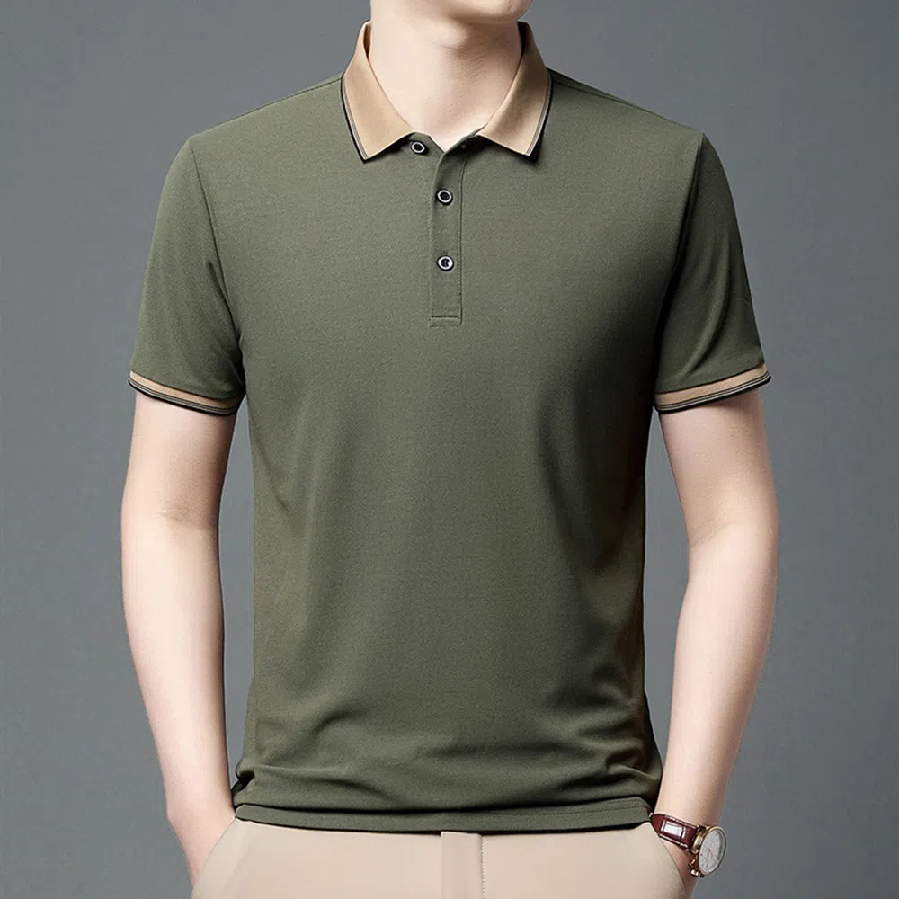 Atmungsaktives Business-Freizeit-Poloshirt für Herren
