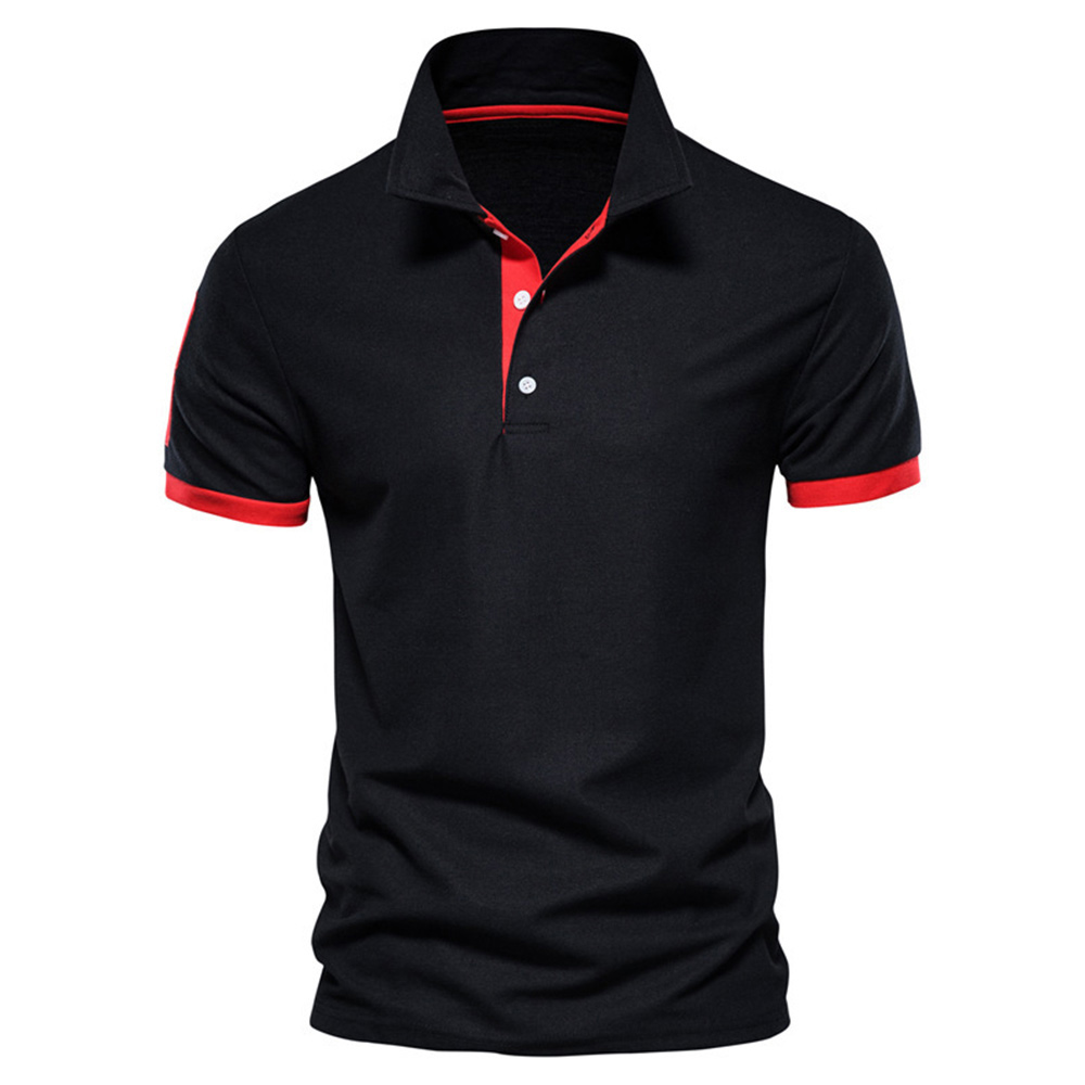 Neues Freizeit-Poloshirt mit Rehkitz-Stickerei für Herren