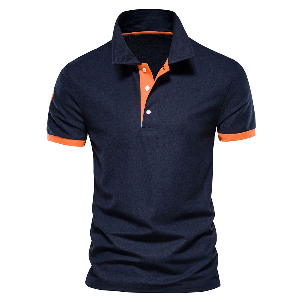 Neues Freizeit-Poloshirt mit Rehkitz-Stickerei für Herren