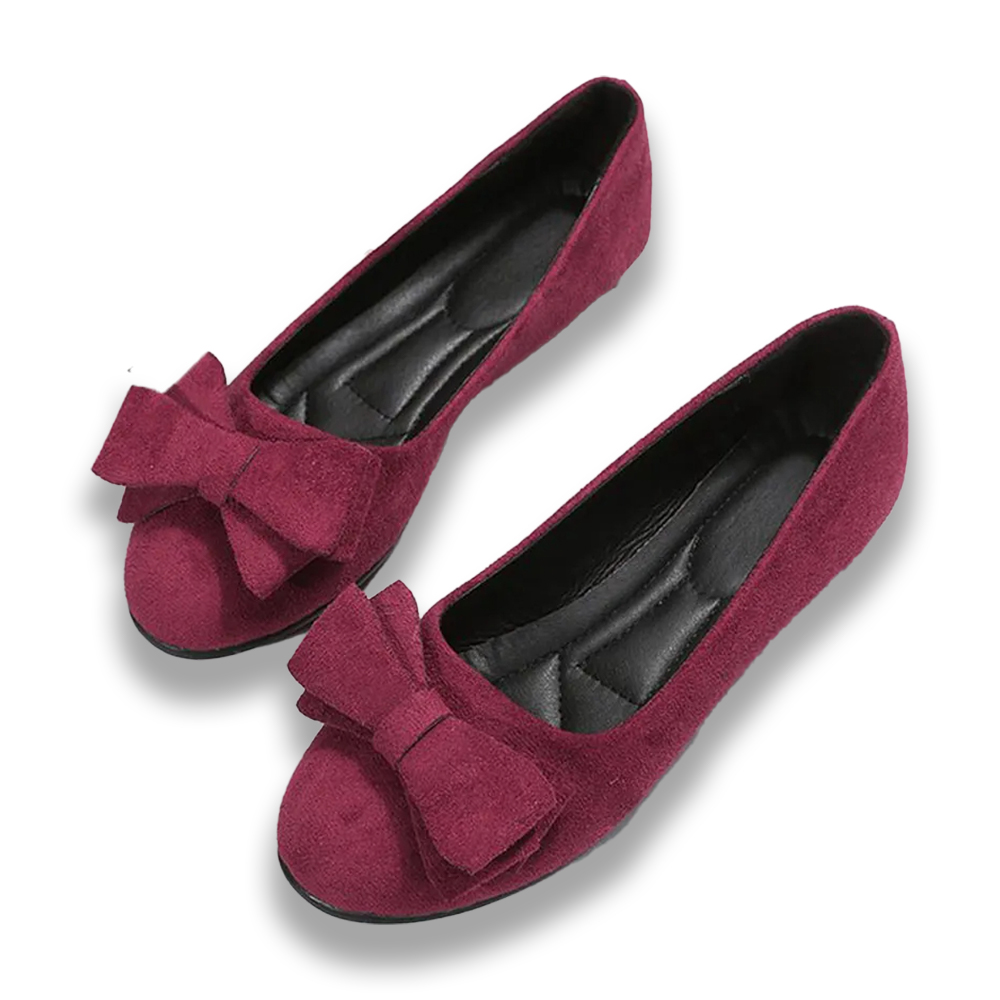 Stilvolle und bequeme Ballerinas für Damen mit Schleifenverzierung