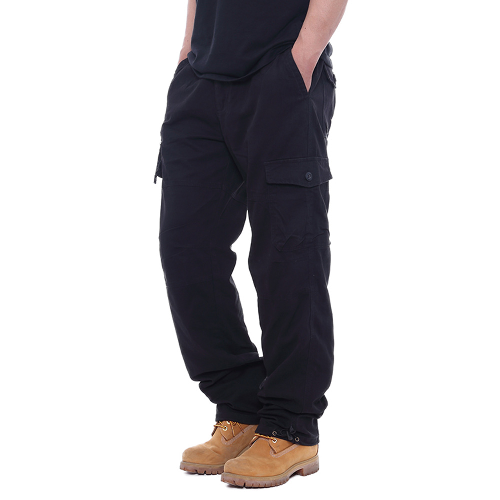 Pantalon cargo décontracté avec plusieurs poches pour hommes