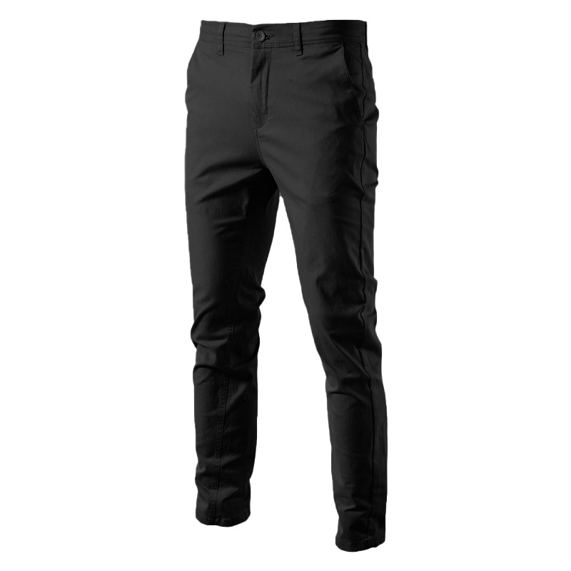 Pantalon droit décontracté polyvalent et respirant pour hommes