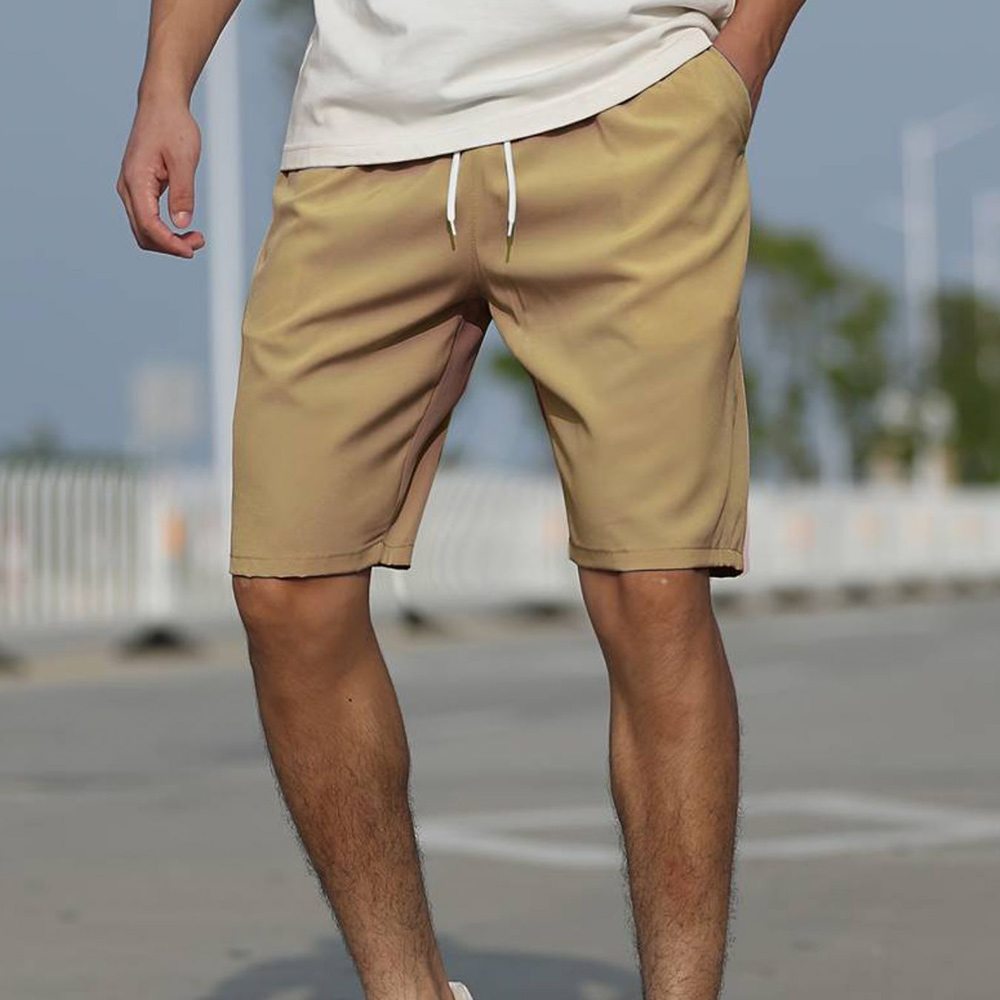 Lässige und bequeme Strandshorts für Herren in einfarbiger Ausführung