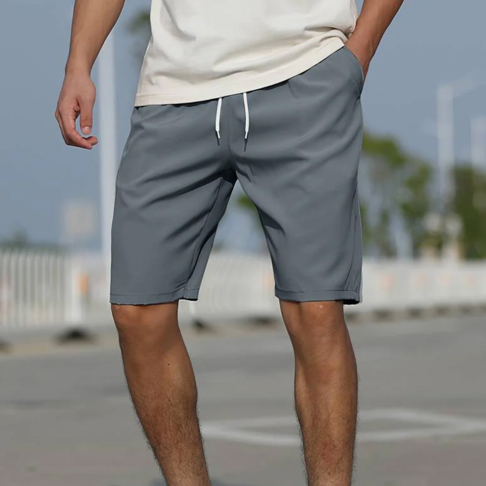 Lässige und bequeme Strandshorts für Herren in einfarbiger Ausführung