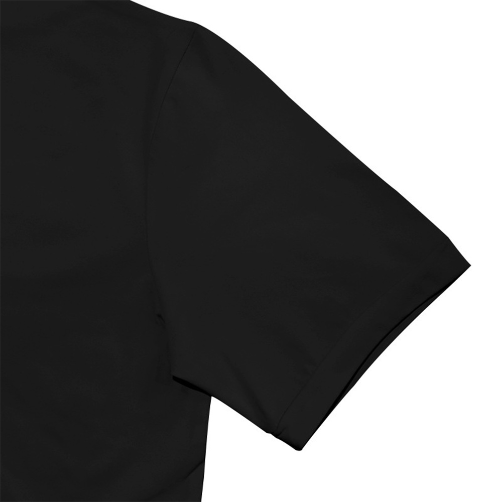 Lässiges kurzärmliges Slim-Fit-T-Shirt mit Stehkragen für Herren