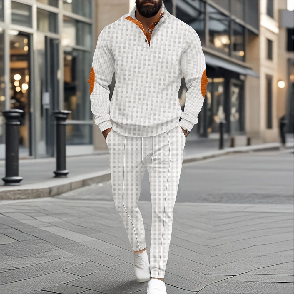 Costume décontracté sweat-shirt et pantalon pour hommes