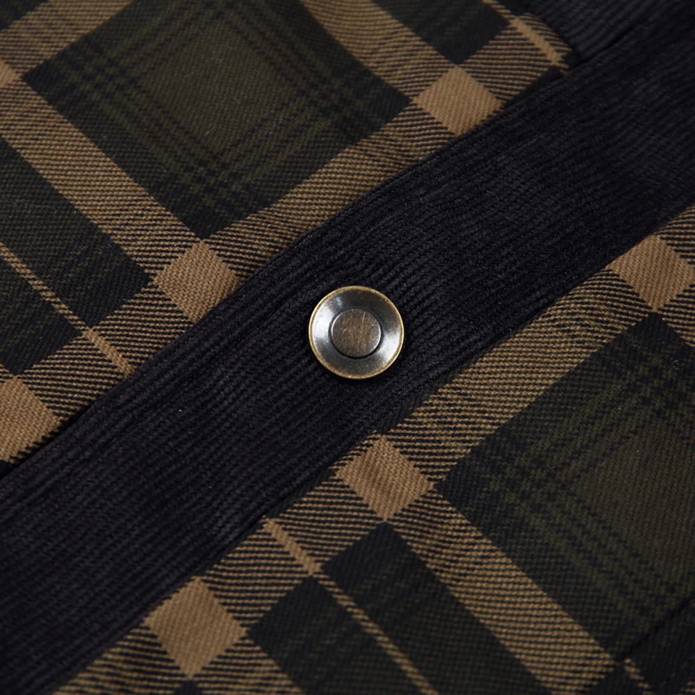 Kariertes Winterhemd und Fleecejacke für Herren