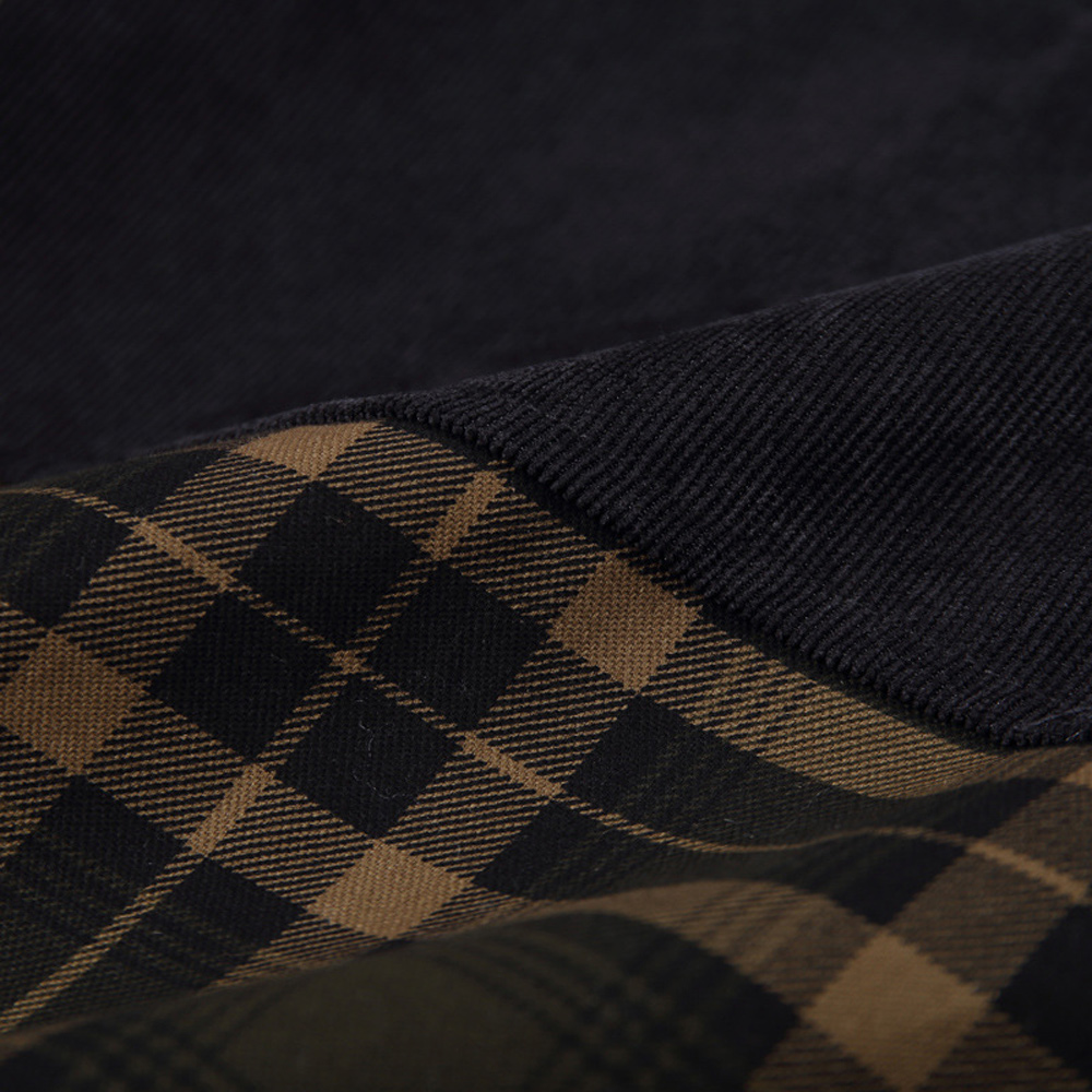 Kariertes Winterhemd und Fleecejacke für Herren