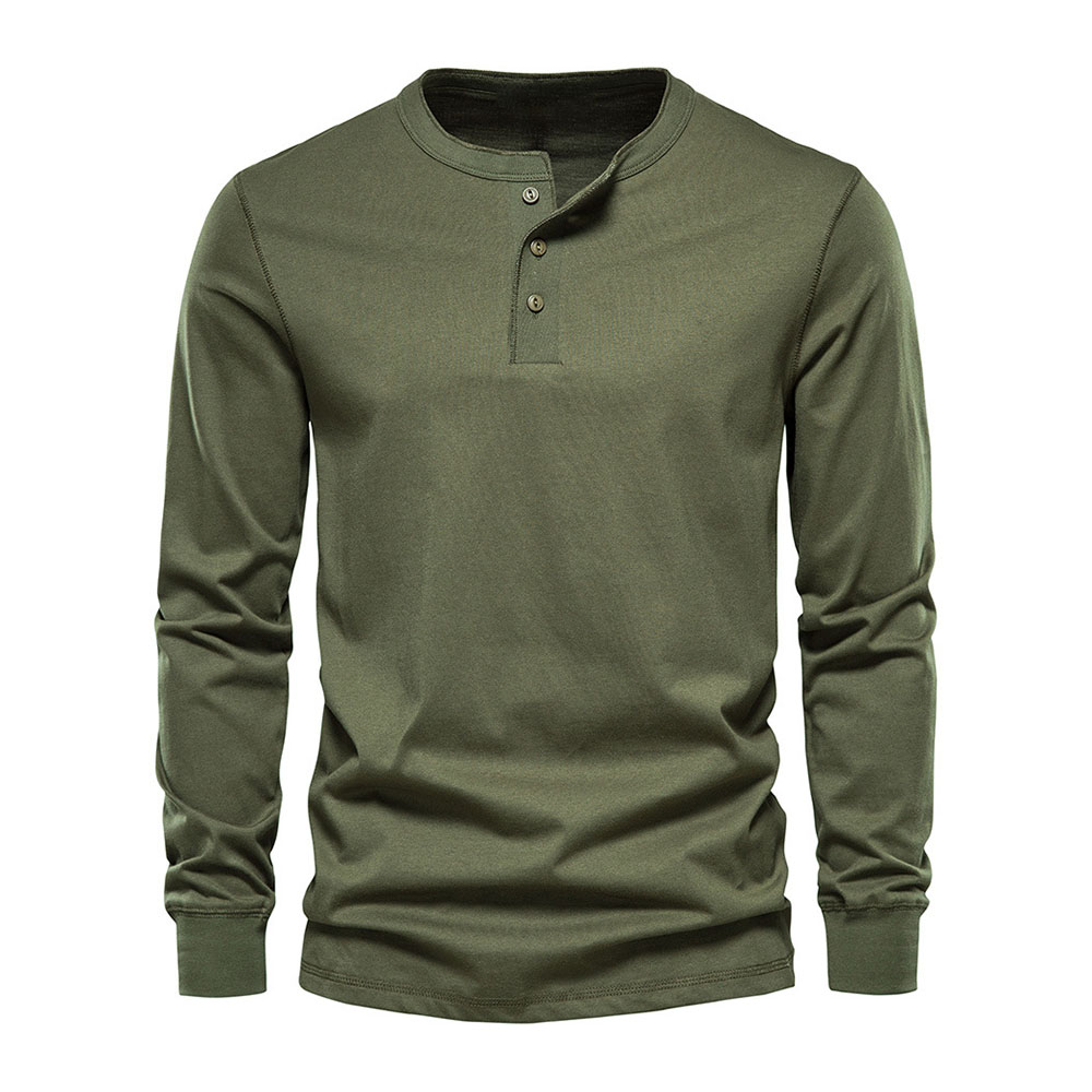 Haut de sport décontracté à manches longues pour hommes