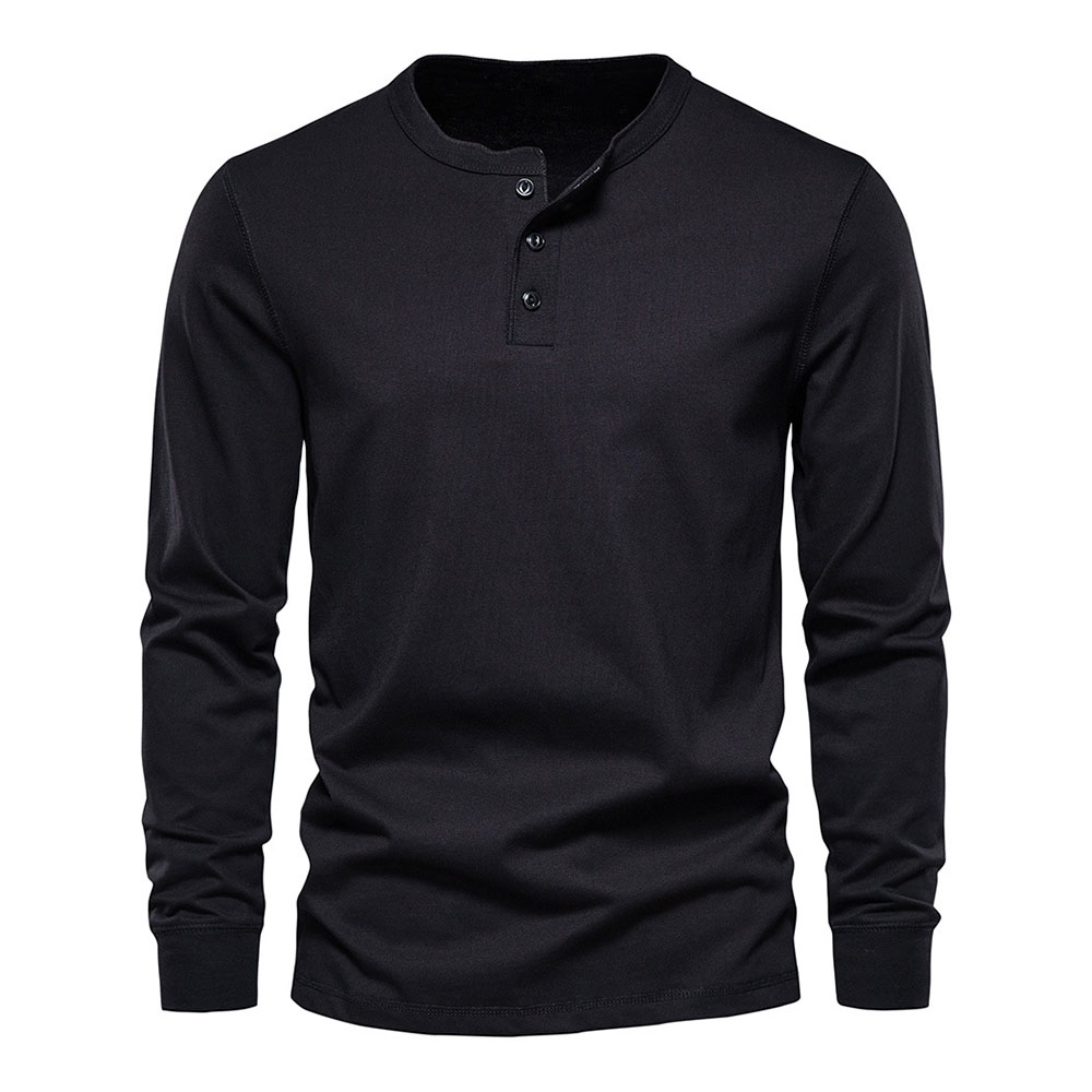 Haut de sport décontracté à manches longues pour hommes