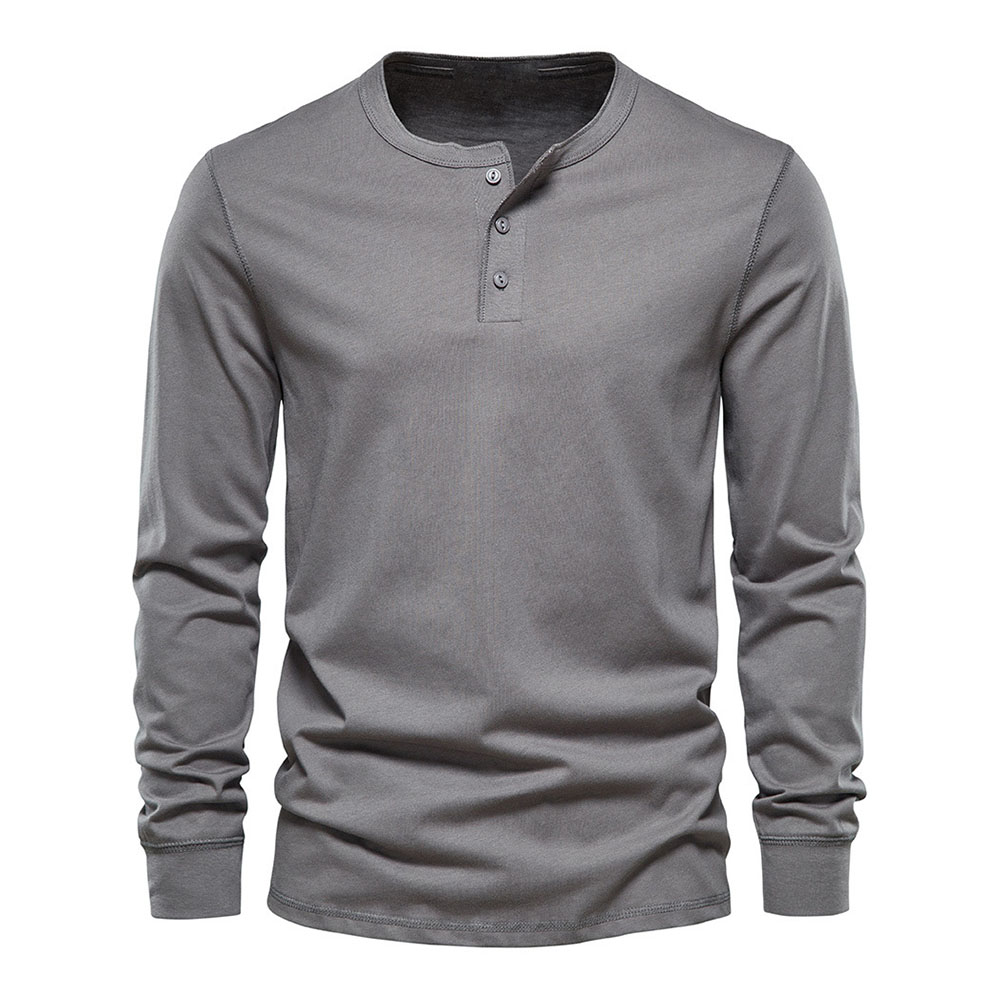 Haut de sport décontracté à manches longues pour hommes
