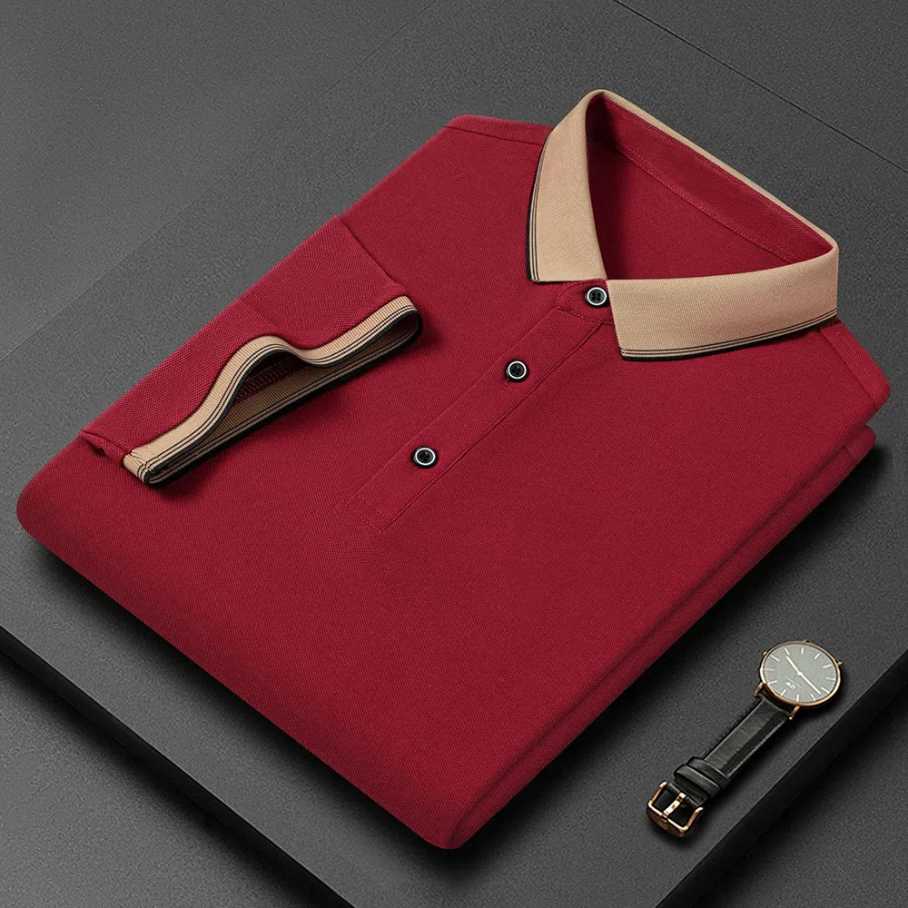 Atmungsaktives Business-Freizeit-Poloshirt für Herren