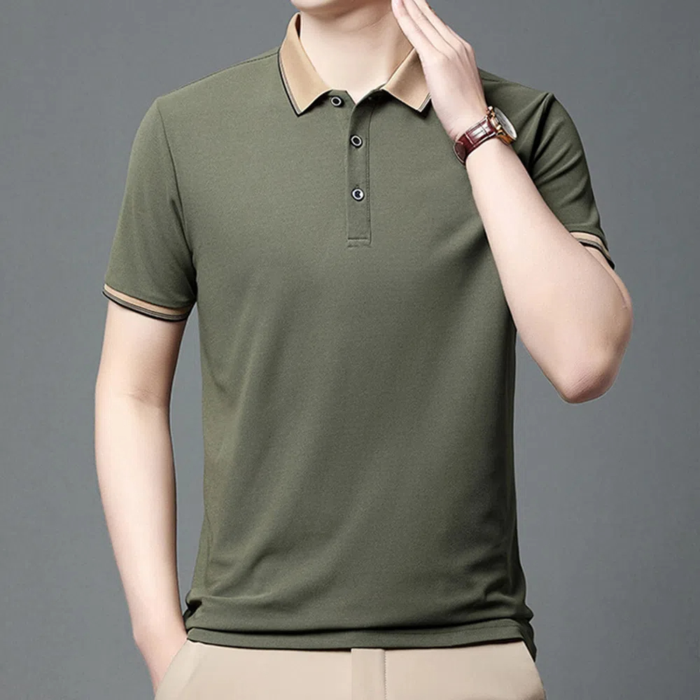 Atmungsaktives Business-Freizeit-Poloshirt für Herren