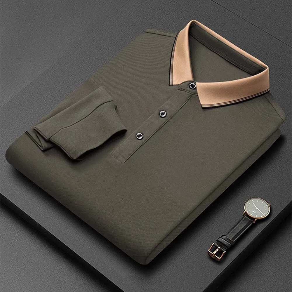 Atmungsaktives Business-Freizeit-Poloshirt für Herren