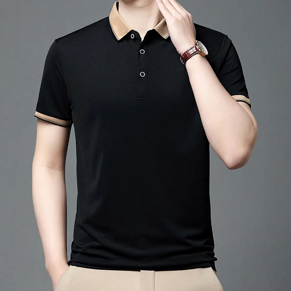 Atmungsaktives Business-Freizeit-Poloshirt für Herren