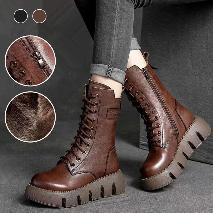 Metallwolke Winterliche Retro-High-Top-Martin-Stiefel