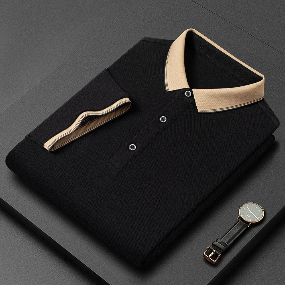 Atmungsaktives Business-Freizeit-Poloshirt für Herren