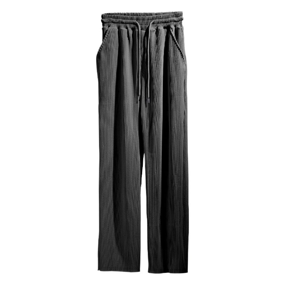 Nouveau pantalon droit décontracté en velours côtelé pour homme