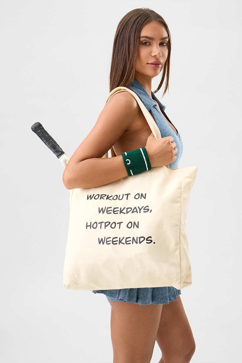 Weekdays Weekends Tote