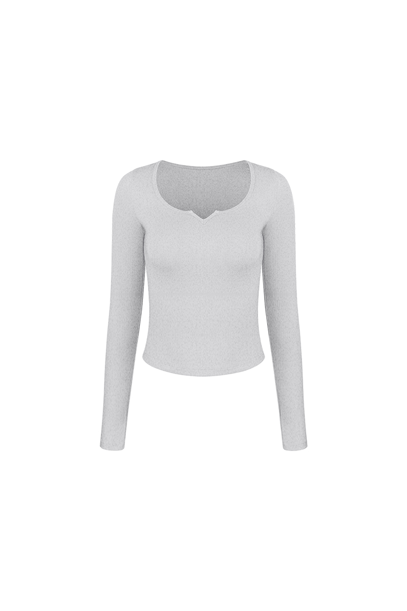 Sweatheart Long Sleeve Top