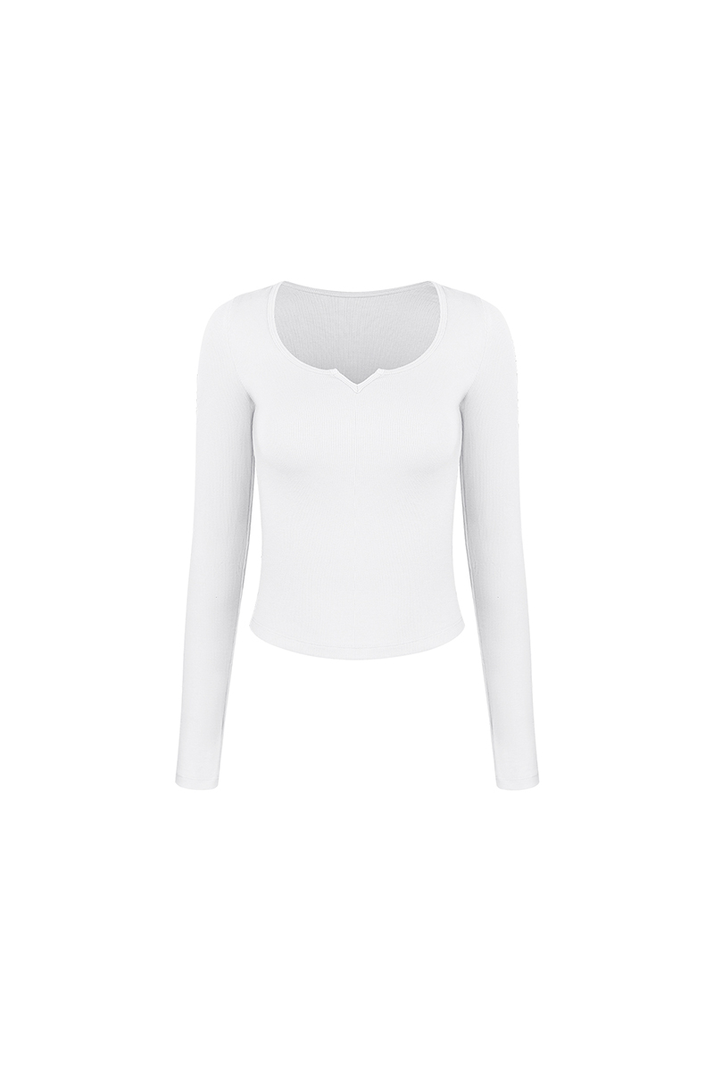 Sweatheart Long Sleeve Top