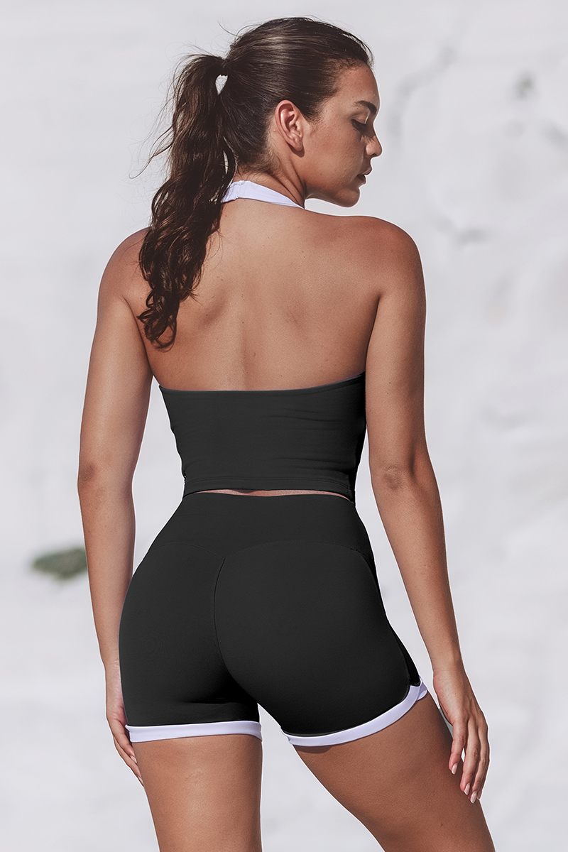 Wide Contrast Shorts