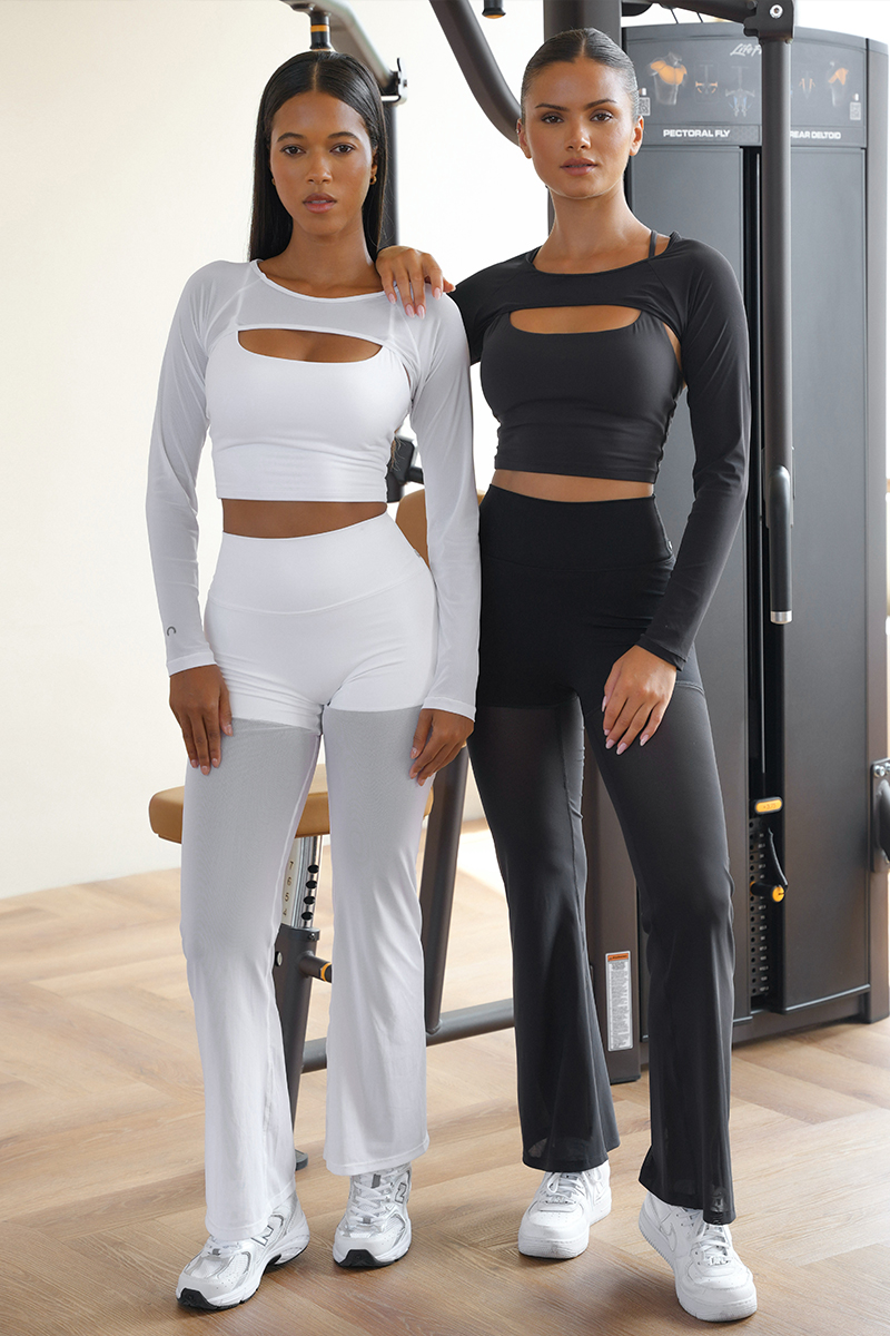 Mesh Long Sleeve Cover-up