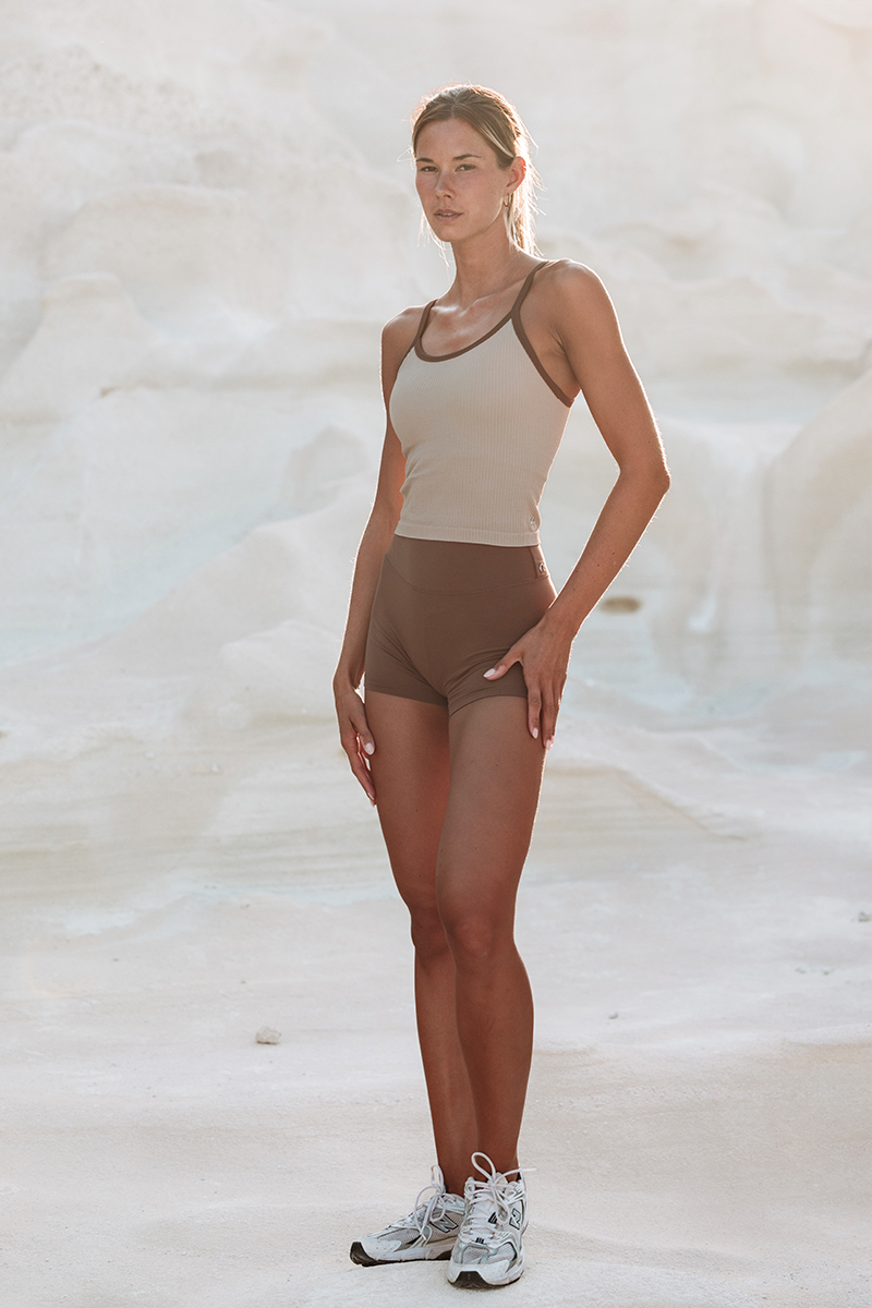 Retro Contrast Sports Tank