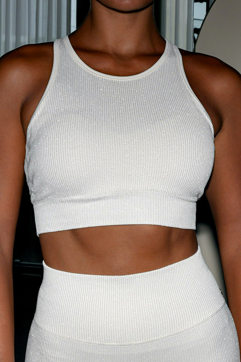 Sparkle Ribbed Short