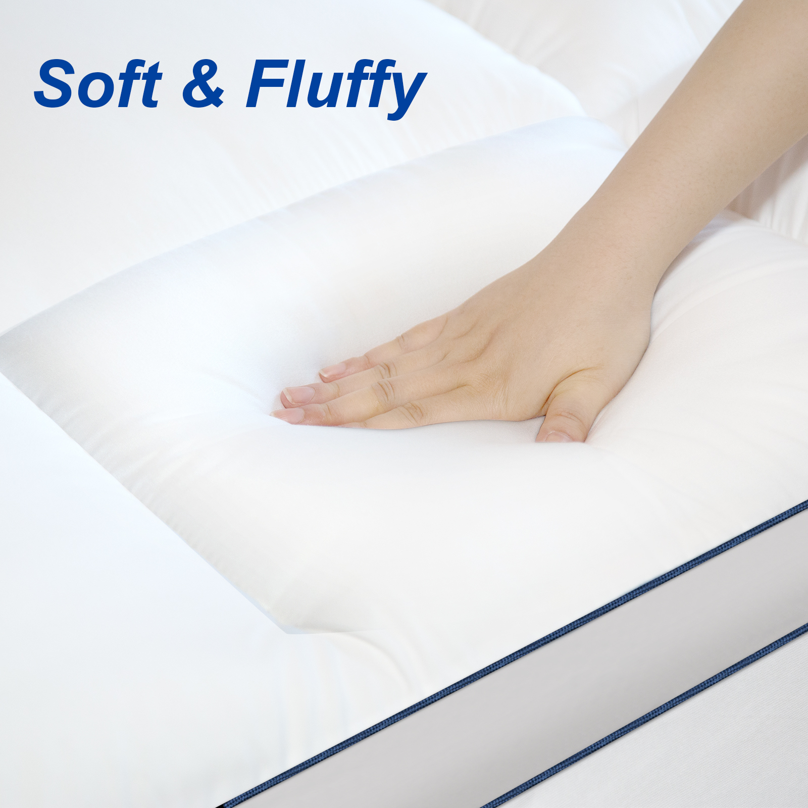 KAYFIA Full Mattress Topper,Extra Thick Mattress Pad Cover for Deep Sleep,3D+7D Snow Down Alternative Fill Overfilled Plush Pillow Top with 8-23 Inch Deep Pocket-White