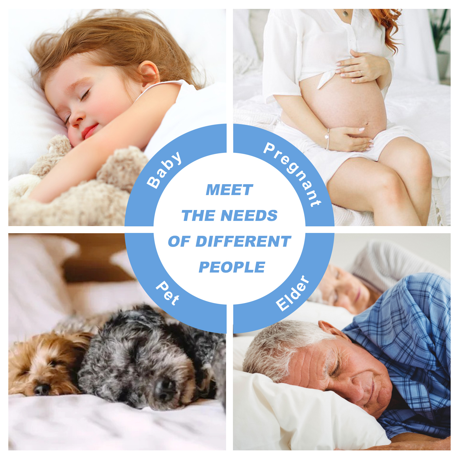 Kayfia Bamboo Fibre Waterproof Mattress Protector Deep Pocket