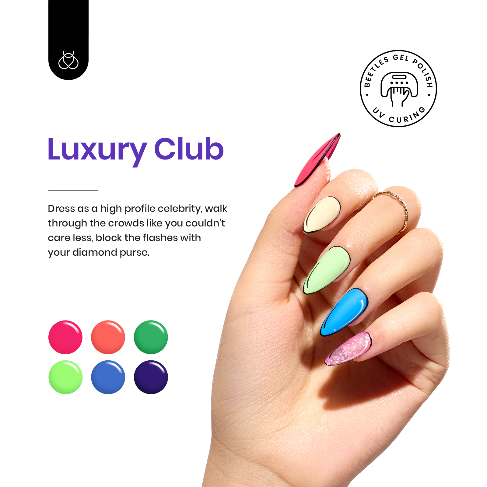 Luxury Club 20 Colors Gel Nail Polish Set