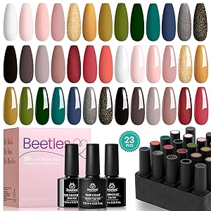 Lucky Tarot - 20 Gel Colors Set with Top and Base Coat (5ml/Each)