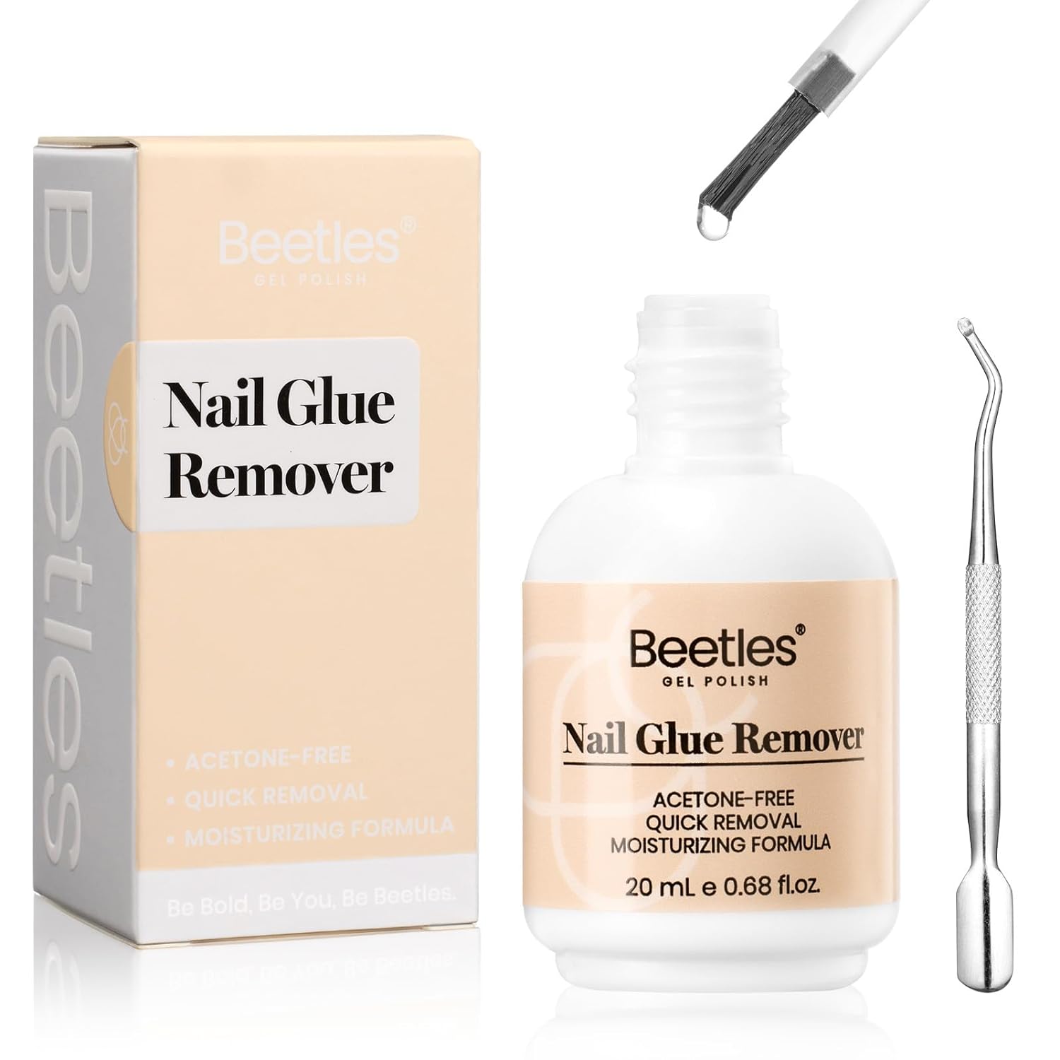 Beetles Nail Glue Remover Glue 20ml 