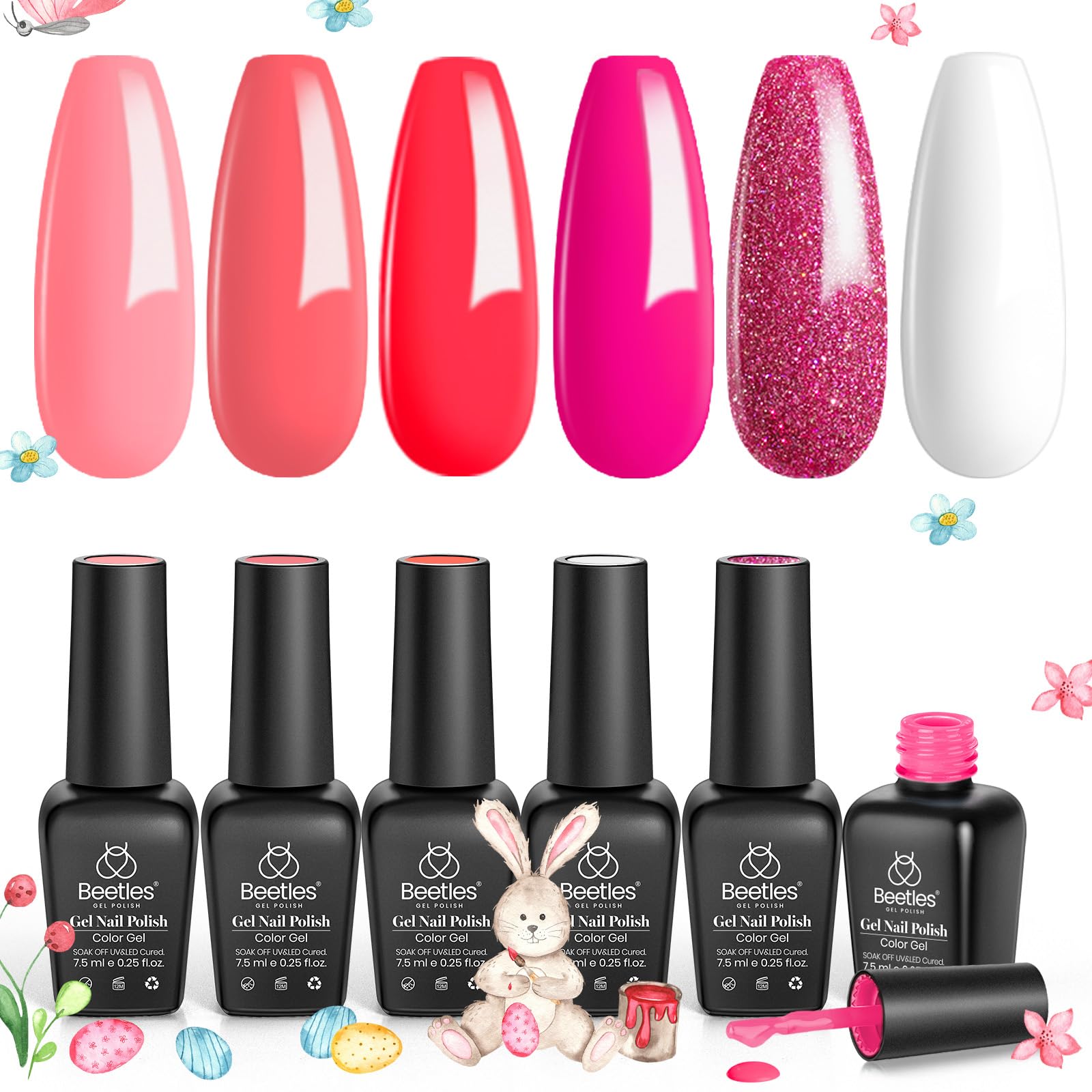 Pinky Pinky | Gel Polish 6 Colors Set