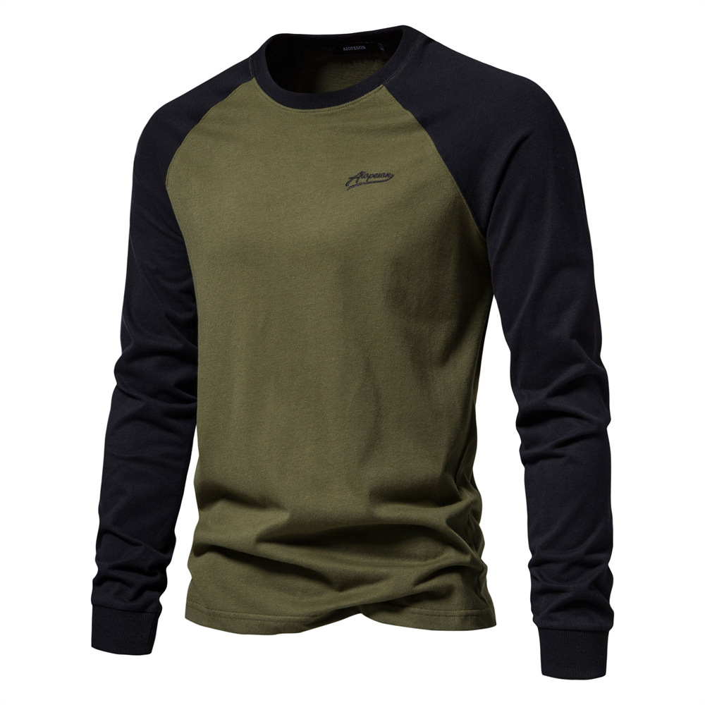 Raglan long sleeve T-shirt