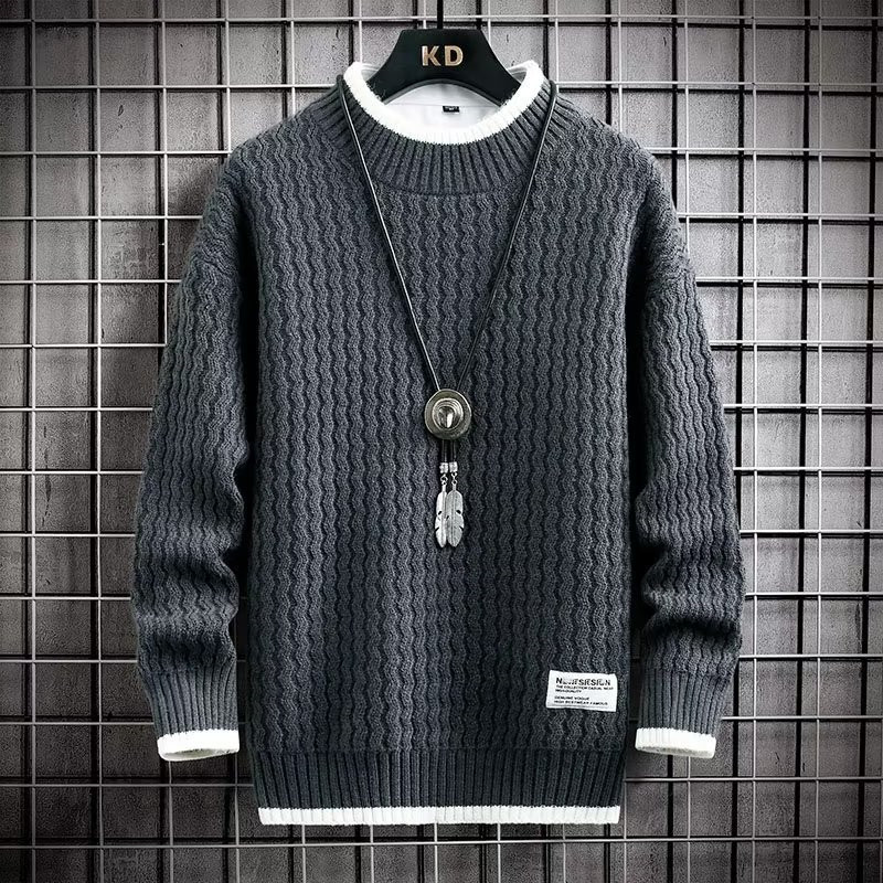 "Men's Soft Touch Chunky Knit Sweater