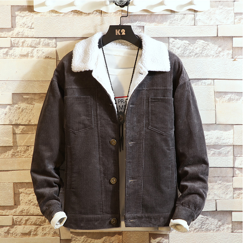 Men's ShearlingLined Wool Jacket