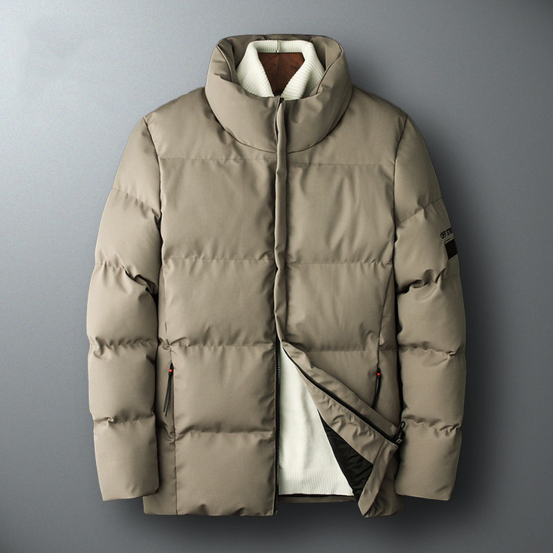 Business Elite Quilted High-Neck Down Jacket