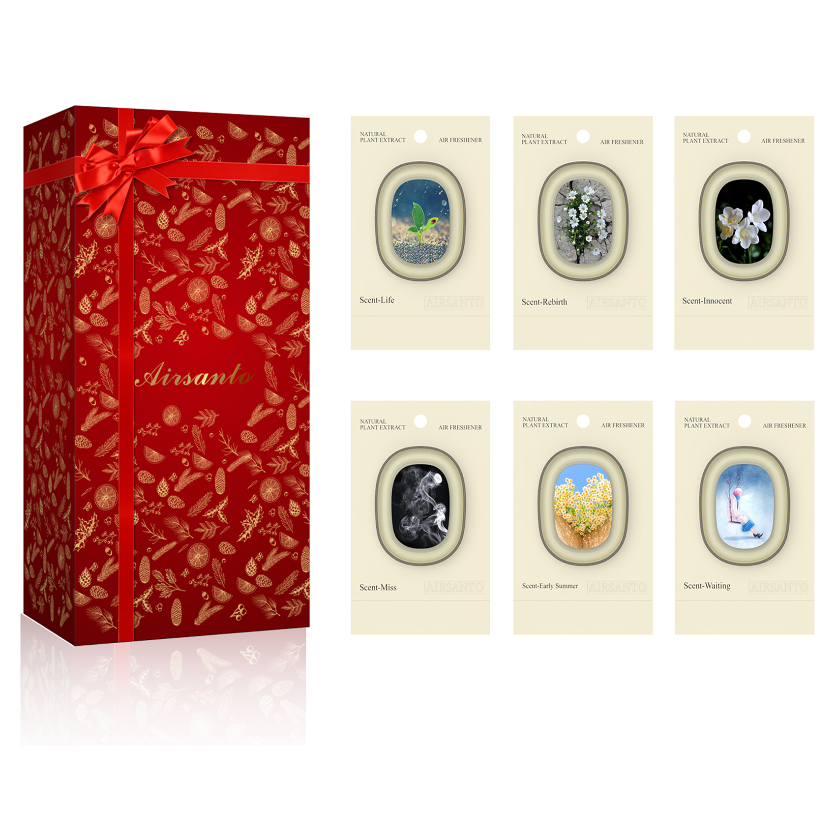 Airsanto Freshener Ornament Gift Set