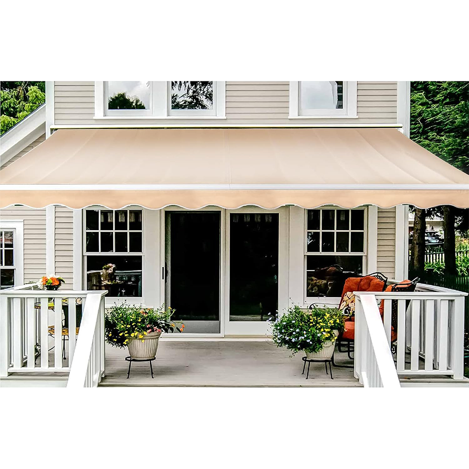 Outdoor awning, retractable awning, waterproof and UV resistant