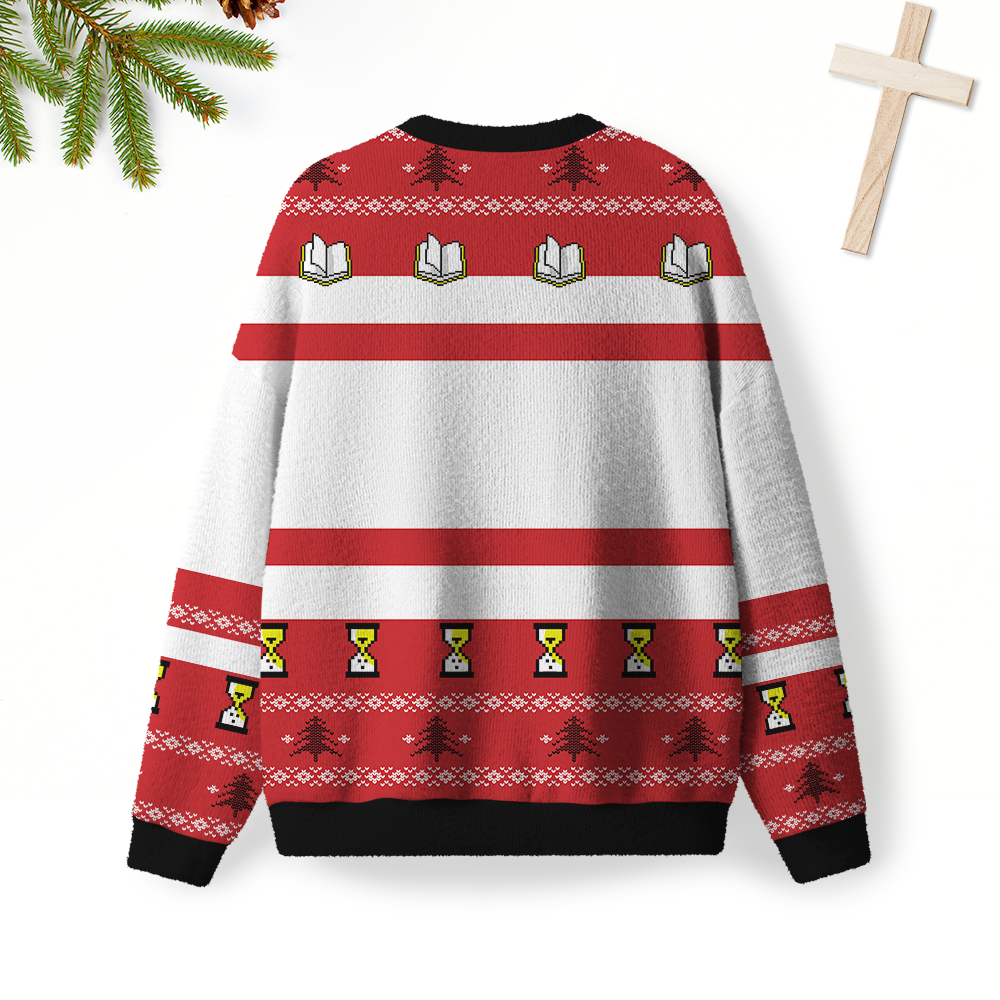 God Is Testing Me And I Have Not Studied Furry Christian Lightweight Sweater