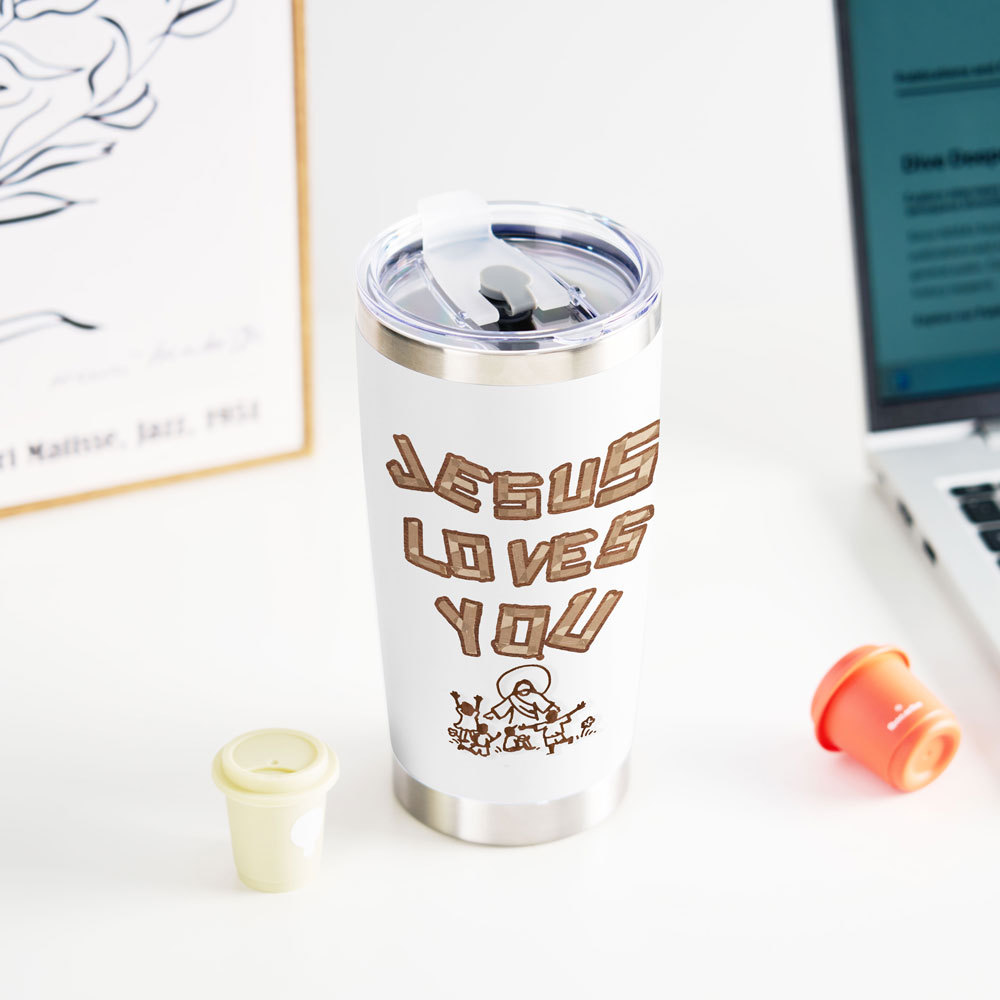 Jesus Loves You Christian 20OZ Tumbler