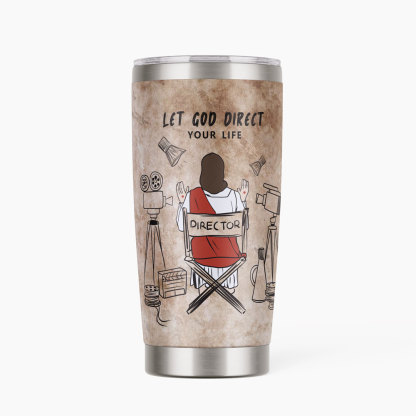 Let God Direct Christian 20OZ Tumbler